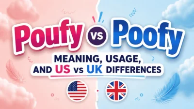 Poufy vs Poofy Meaning, Usage, and US vs UK Differences