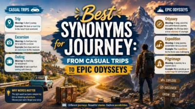 Best Synonyms for Journey From Casual Trips to Epic Odysseys