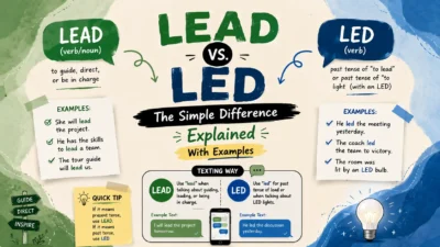 Lead vs. Led The Simple Difference Explained With Examples