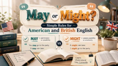 May or Might Simple Rules for American and British English