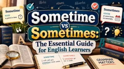 Sometime vs Sometimes The Essential Guide for English Learners