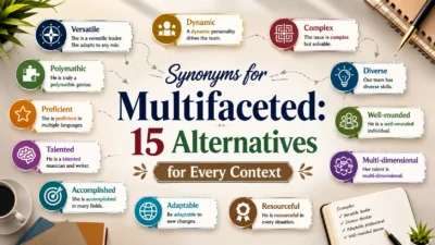 Synonyms for Multifaceted 15 Alternatives for Every Context