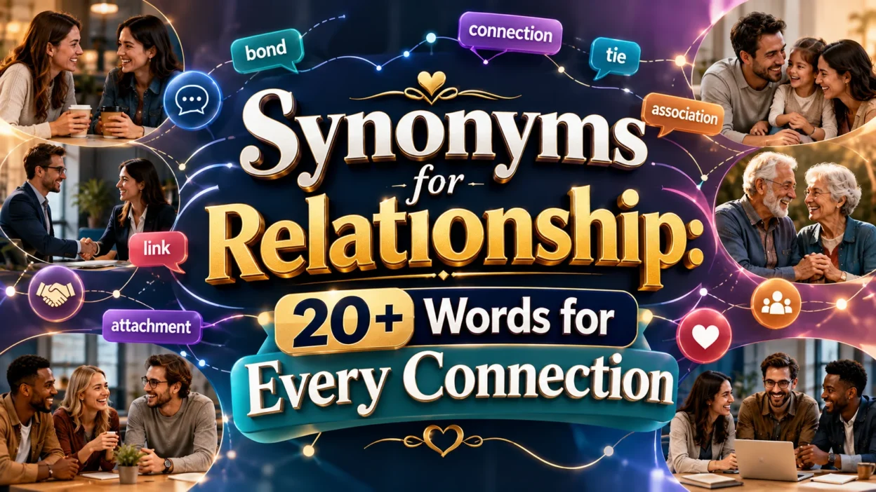 Synonyms for Relationship 20+ Words for Every Connection