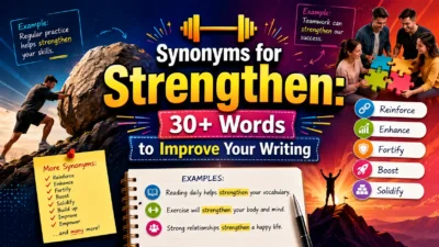 Synonyms for Strengthen 30+ Words to Improve Your Writing