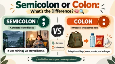 Semicolon or Colon: What’s the Difference?🧠🔍