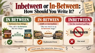 Inbetween or In-Between How Should You Write It