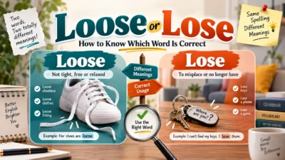 Loose or Lose How to Know Which Word Is Correct