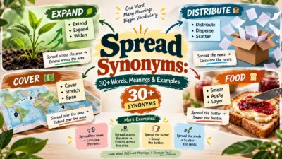 Spread Synonyms: 30+ Words, Meanings & Examples 🔄