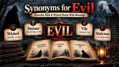 Synonyms for Evil Powerful, Dark & Wicked Words With Meanings