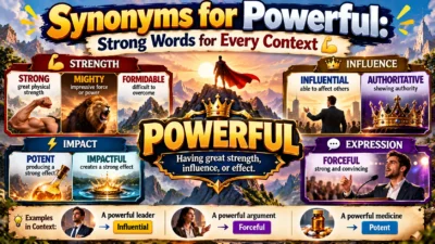 Synonyms for Powerful: Strong Words for Every Context💪