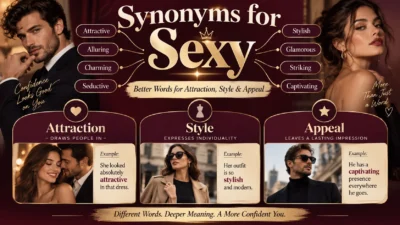 Synonyms for Sexy Better Words for Attraction, Style & Appeal
