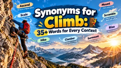 Synonyms for Climb: 35+ Words for Every Context 🧗