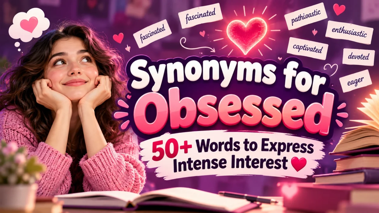 Synonyms for Obsessed: 50+ Words to Express Intense Interest❤️