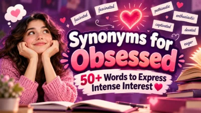 Synonyms for Obsessed: 50+ Words to Express Intense Interest❤️