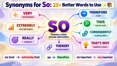 Synonyms for So: 25+ Better Words to Use ✨📚